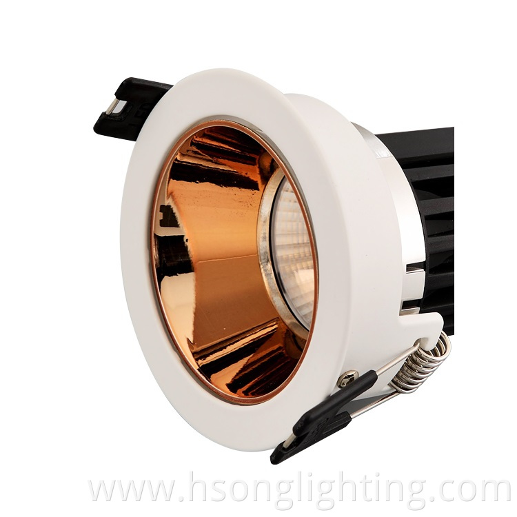 COB Down Light Aluminum Ceiling CE ROHS High Quality 7W LED Panel Downlight